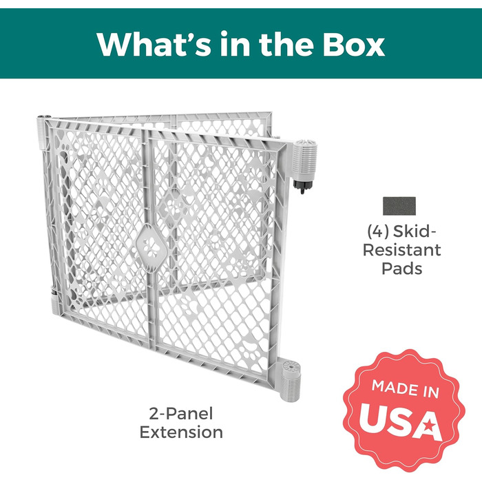 Клітка-вольєр для собак MyPet з 8 панелей, сірого кольору, довговічна та стійка до УФ-випромінювання, портативна, регульована, зручна для тварин, дружній дизайн (з розширенням на 2 панелі, дизайн з відбитком лапи, світло-сіра)