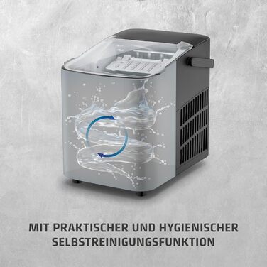 Машина для приготування льоду Caso IceChef Compact: швидке приготування, 1л бак, самоочищення, з лопаткою