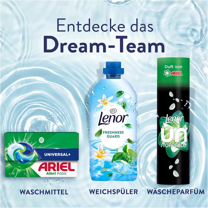 Кондиціонер для білизни Lenor Ariel Freshness Guard, 12x38 прань