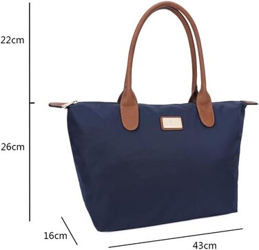 Сумка жіноча Gallantry Paris Shopper D.blauw - шкіряний вигляд, сумка через плече