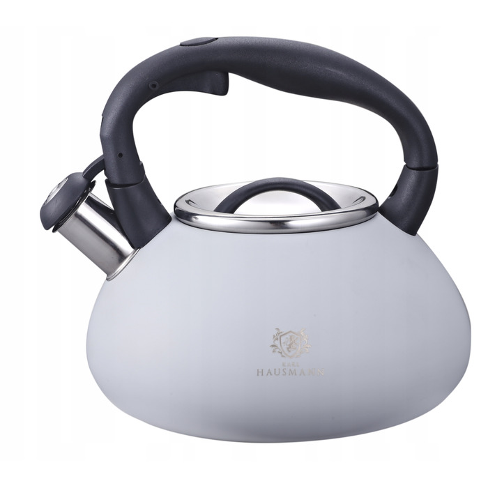 Класичний сталевий чайник Karl Hausmann, 2,7 л, сірий