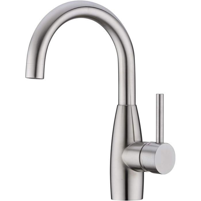 Кран кухонний CREA з 3 функціями: душ, висувний вилив, поворот 360°, матовий (нікель, щіткова обробка)