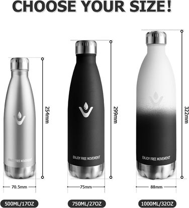 Термофляга 1000 мл, сталева, без BPA, для спорту та подорожей, зелена