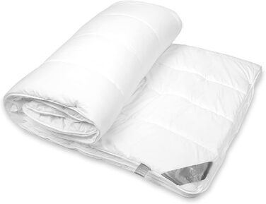 FAM Home Comforter Set 200x220 4 Seasons Washable | Stepped Comforter with 2 Separate Comforters | Blanket Antiallergic for Allergy Sufferers | Summer Blanket and Autumn Blanket… 200x220 cm 4 Seasons Blanket
