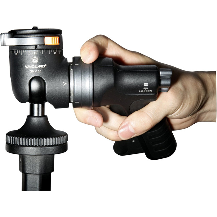 Штатив Vanguard Alta Pro 263AB 100 з кульковою головкою SBH-100 для Sony, Nikon, Canon DSLR, чорний (з пістолетним руків'ям GH-100)