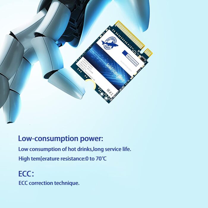 SSD Dogfish M.2 2230 NVMe PCIe 4.0 512GB для ігор та ноутбуків