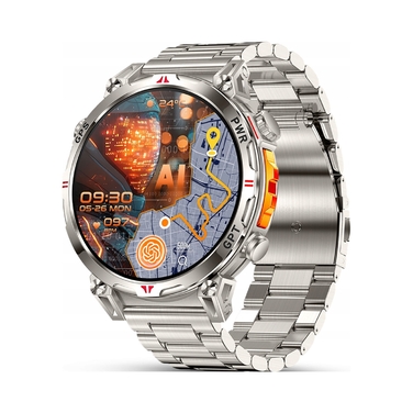 Смарт-годинник JG Smart JGR-93 з GPS, сріблястий