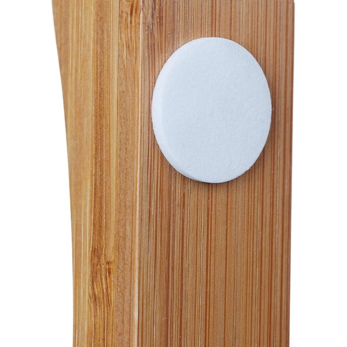 Стелаж для вина Relaxdays з бамбука, на 12 пляшок, 4 яруси, горизонтальне зберігання, самостійна підставка, 42,5x30x16 см, натуральний колір