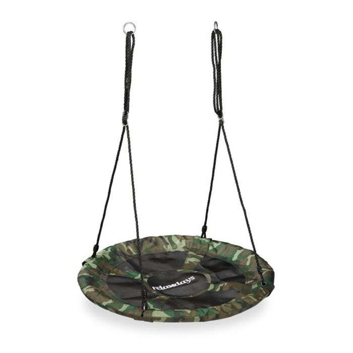 Relaxdays Camouflage Bird Nest Swing
