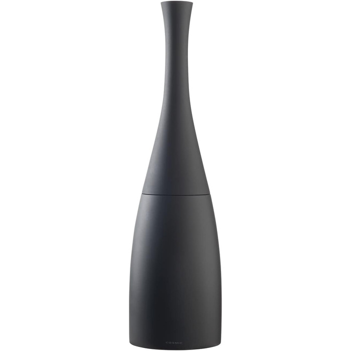 Мінімалістична щітка для унітазу COSMIC SAKU в скандинавському стилі з пластику та смоли. Тримач для щітки для унітазу чорного кольору матового.