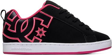 Кросівки DC Shoes Court Graffik для жінок, чорно-рожеві, розмір 40.5 EU