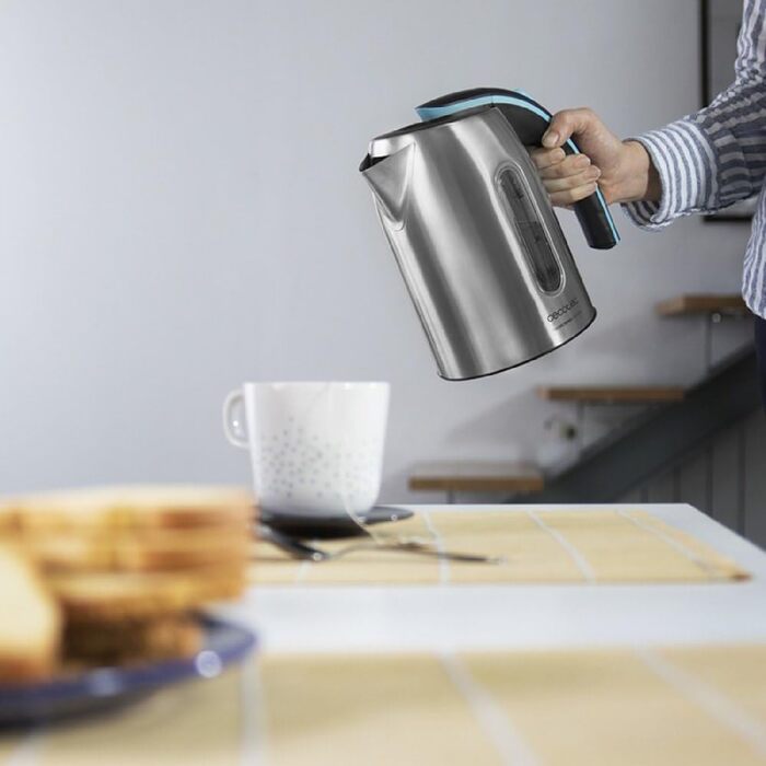 Електричний чайник Cecotec ThermoSense 120 .1 L з бездротовою основою, фільтром від накипу та нержавіючою сталлю