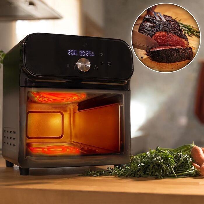 Фритюрниця, духовка та гриль Cecotec Cecofry FoodCourt 11000 Connected: 11 л, 1850 Вт, 3-в-1, 8 програм, Wi-Fi, 40-230°C