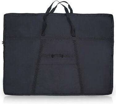 Портфоліо-сумка JJRING з дакрону, легка, 61x91 см, чорна