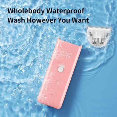 Професійна машинка для стрижки собак та котів, акумуляторна, бездротова, набір лез (3 шт.), стандартна