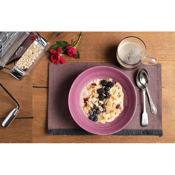 Млин для зерна 'Marga Mulino' з алюмінію, сріблястого кольору