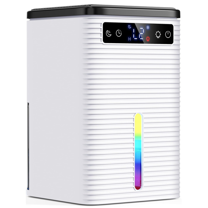 Електричний осушувач повітря 2500 мл з таймером та LED-підсвічуванням для дому