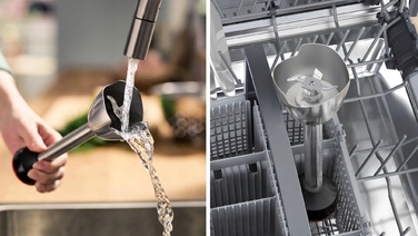 Погружний блендер Bosch MSM4B622, 1000 Вт, чорний