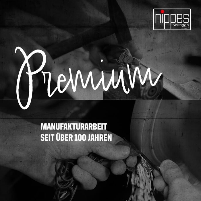 Nippes Solingen ножиці для вишивки та шиття, 9 см, нікельована сталь, швейні ножиці для рукоділля та чистого обрізання ниток
