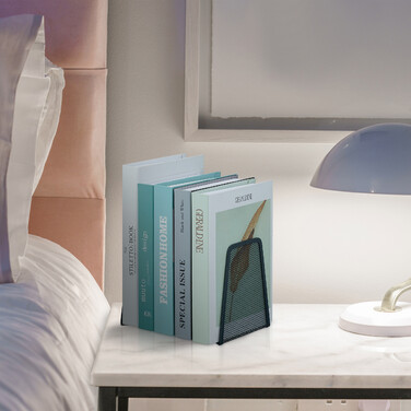 Набір з двох металевих підставок для книг Relaxdays