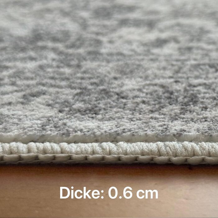 Килим GENIMO Boho Vintage 160x230 см, короткий ворс, антиковзаючі, для вітальні, спальні, їдальні, офісу, стильний, ніжний салатовий колір