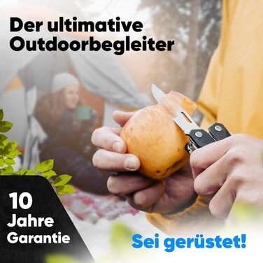 Мультитул Aventus® 21 функція: ніж, плоскогубці, викрутка, сталь. Мультиінструмент для чоловіків, чорний