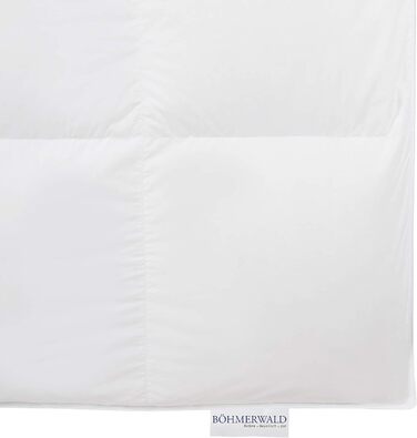 Ковдра Böhmerwald Selection з пуху 100%, гіпоалергенна, 1000 г, тепла, 155x220 см, Oeko-Tex Standard 100