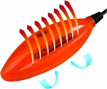 ALPENHEAT Circulation UV 230V Shoe Dryer, Orange, One Size