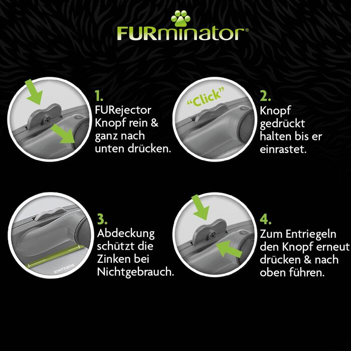 FURminator для собак S, короткошерсті: щітка для видалення підшерстка - версія 2.0