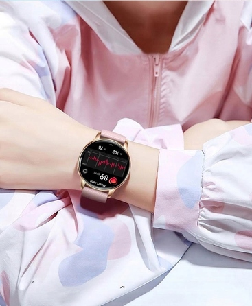 Смарт-годинник Torica SmartWatch AMOLED, 300 мАг, з функцією дзвінків та тонометром, золотий