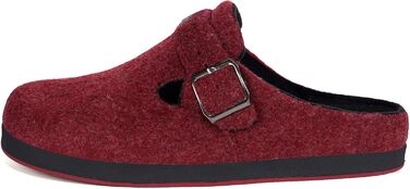 Фетрові тапочки Sisttke для дому, чоловічі/жіночі, зимові, закриті, з змінним устілкою (42 EU, Червоний 2440)