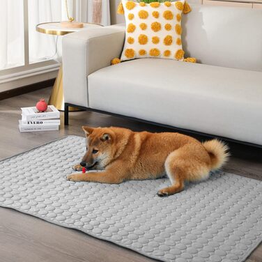 Килимок охолоджуючий для собак YXHZVON, 150 x 100 см, 2XL, сірий. Охолоджуючий килимок для собак, миючий, для дому, машини, в дорогу