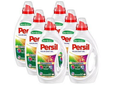 Рідкий засіб для прання Persil Color Kraft-Gel для кольорової білизни з технологією глибокого очищення, 900 мл (набір 6 шт), 120 прань