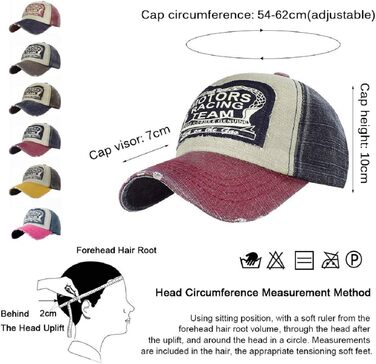 Кепка бейсболка Tuopuda Retro з регулюванням, червона, унісекс