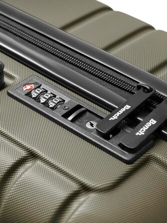 Набір валіз Bench Hartgepäck Seattle 3-в-1: міцний ABS, TSA-замок, 4 колеса | Dark-olive (M, 69 см)
