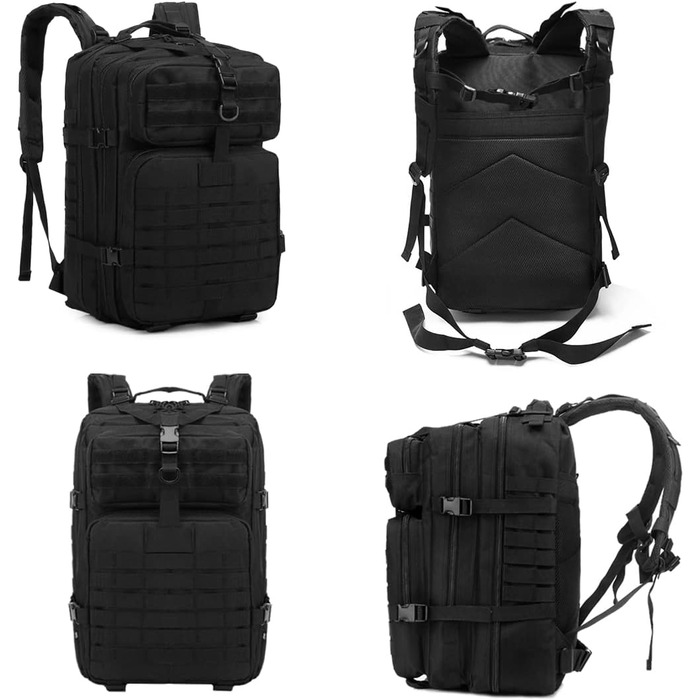 KSIBNW Military Backpack 50L Tactical, Large Capacity Survival Waterproof Climbing Hiking Trekking Backpack Travel 3 Days Outdoor Men's For Travel