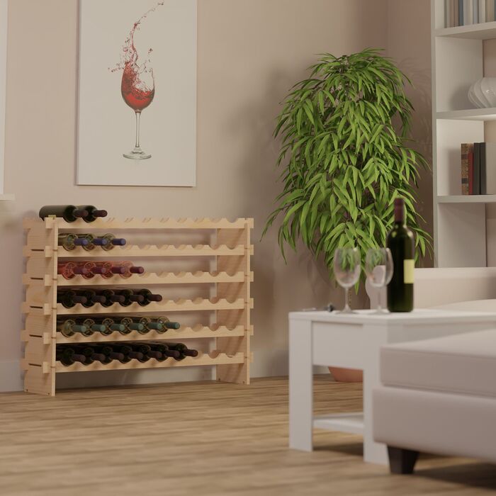 Розширювана полиця для вин Relaxdays