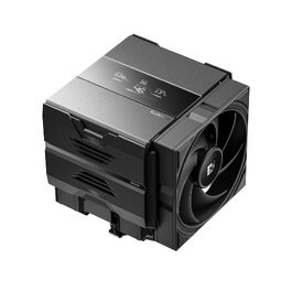 Кулер для процесора Sudokoo SK620V AM5: двосекційний башта (Dual Tower) з цифровим дисплеєм, 6 тепловими трубками та 2 PWM FDB вентиляторами 120мм