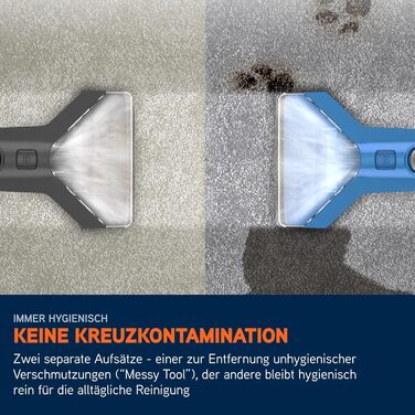 Портативний відпарювач для килимів та м'яких меблів Vax SpotWash Duo з насадкою для тварин, аксесуари для щоденного прибирання, насадки для різних поверхонь та розчин Spotwash Duo EU