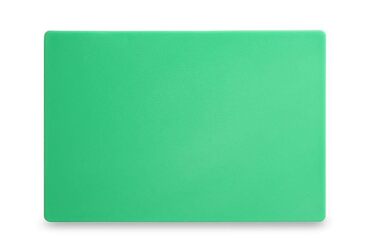 HENDI Cutting Boards, HACCP compliant, double-sided, for cheese and bread, 450x300x(H)12.7mm, HDPE 500 plastic, white
