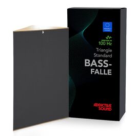 Бас-пастка для кута Addictive Sound Standard — Студійна акустична панель з спеціалізованої вовни (80-2000 Гц), графіт, 98 см