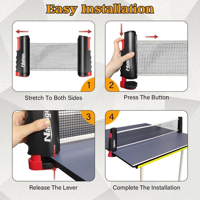 Набір для настільного тенісу Profi: 2 ракетки, сітка, 8 м'ячів, сумка (Indoor/Outdoor)