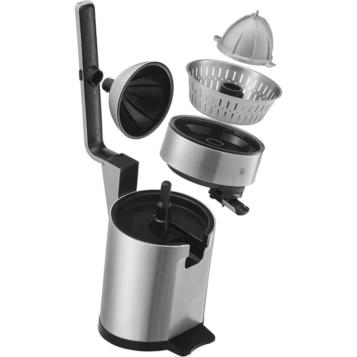 Електричний соковичавник WMF Kult X: нержавіюча сталь, 500W, 1.2л, 2 швидкості, для фруктів та овочів