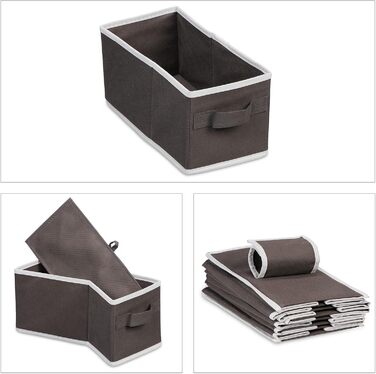 Органайзер для одягу Relaxdays з 7 відділеннями та 2 шухлядами, сірий, 106 x 16,5 x 31 см