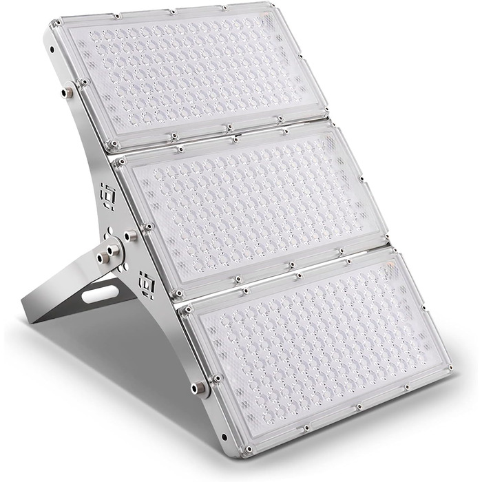 Ankishi 300W LED Floodlight Outdoor, IP65 Waterproof, Super Bright 6500K Cool White Outdoor Light, 30000LM Outdoor Spotlight Floodlight Projector for Sports Field, Garage, Garden, Backyard