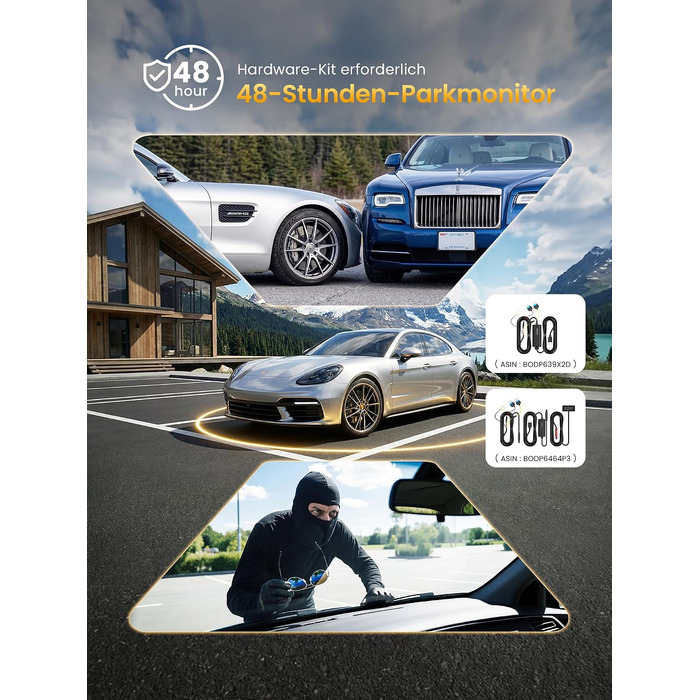 Автомобільний відеореєстратор DDPAI Z50 Pro 4K+1080P (передній та задній), 3