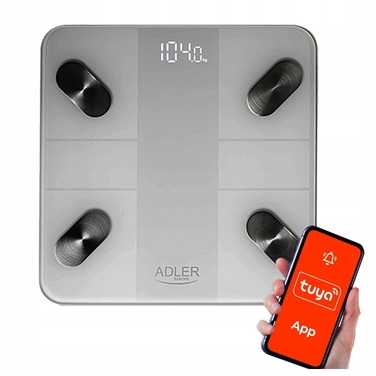 Ваги для ванної кімнати ADLER SMARTSCALE
