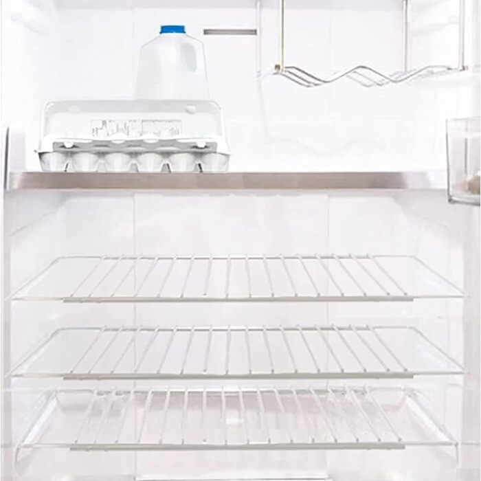 Universal Refrigerator Freezer Shelf Rack (white, 3 pack)