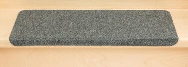 Ступінчасті килимки Ramon® MW прямокутної форми, сірі, 15 шт. - з міцним пластиковим кутом