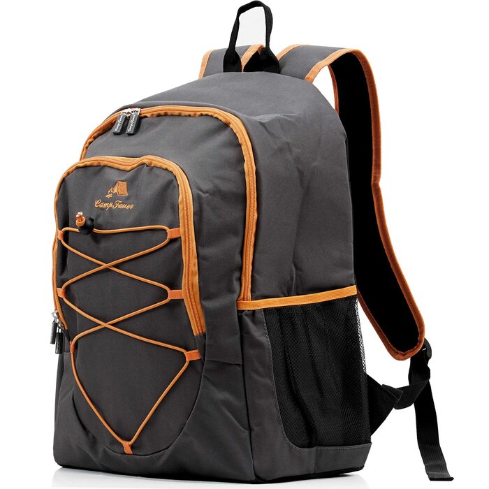 Рюкзак-холодильник CampFeuer 30 літрів: легкий, водонепроникний, для BBQ, кемпінгу, пляжу та активного відпочинку (сірий)